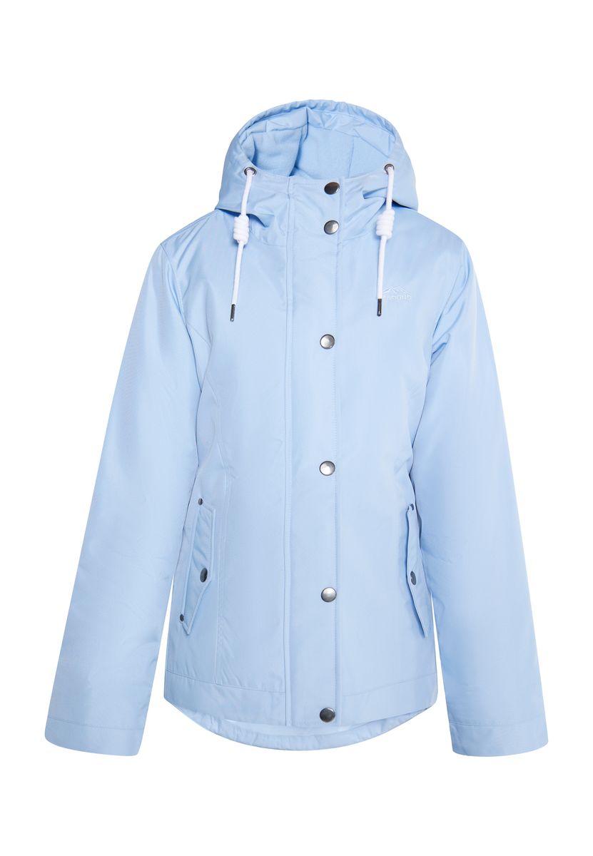 Wetterfeste wattierte Jacke mit Kapuze