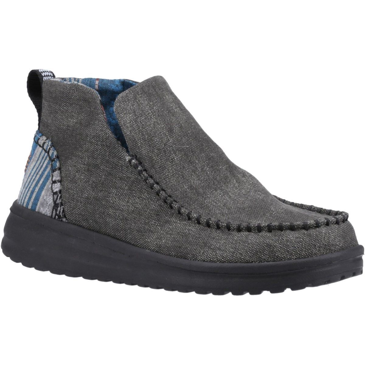 Gemütliche Stiefelette aus schwerem Canvas