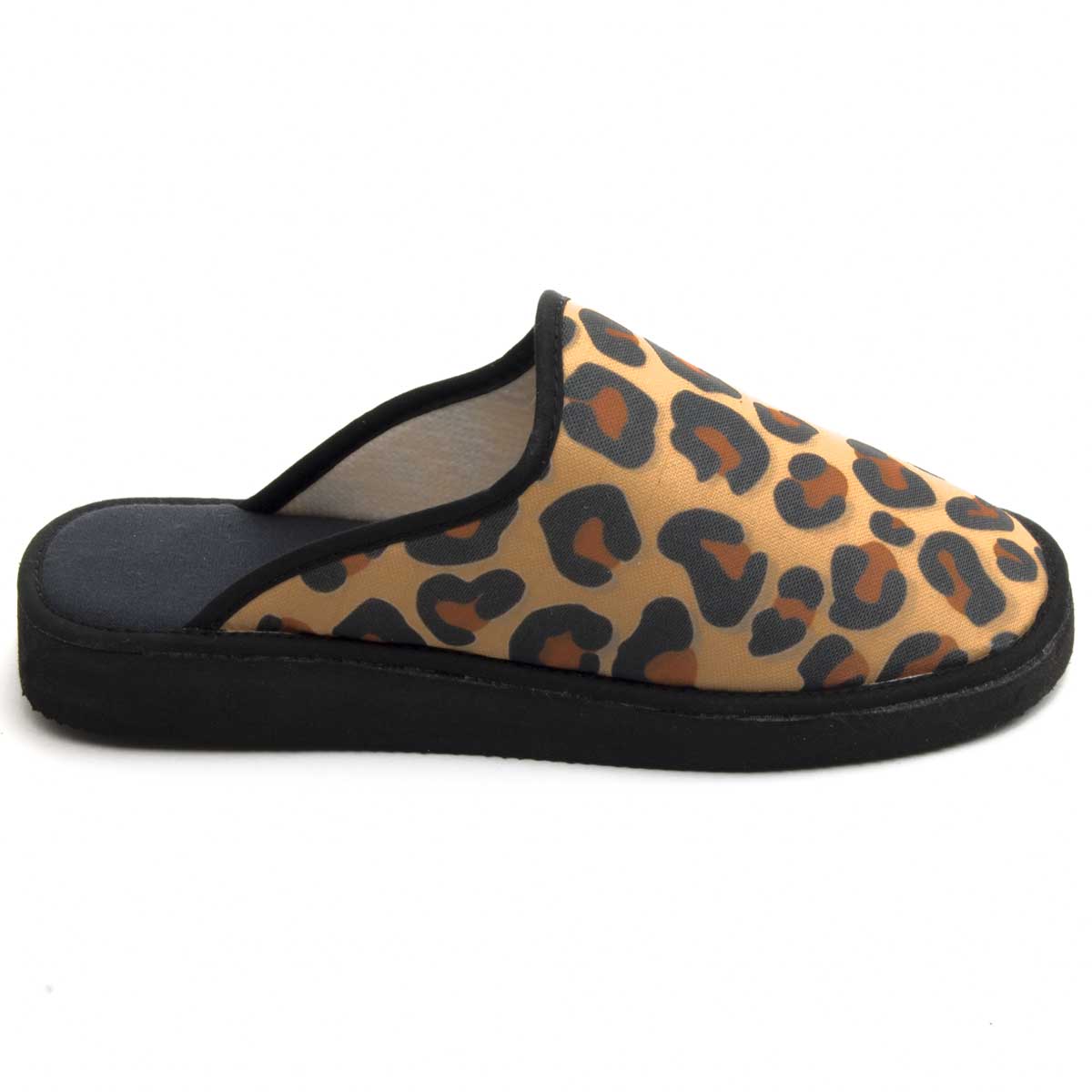 Leichte Hausschuhe mit Leopardenmuster