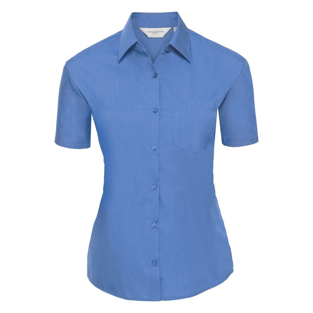 Klassische kurzärmelige Easy-Care Bluse