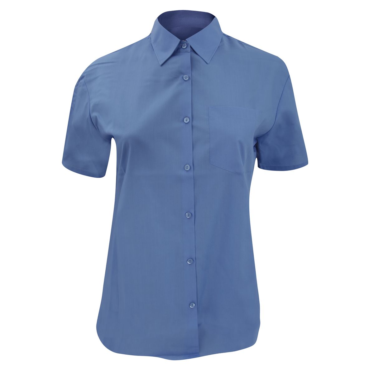 Klassische kurzärmelige Easy-Care Bluse