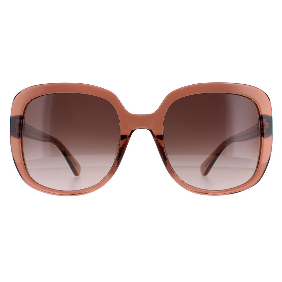 Quadratische Oversize-Sonnenbrille mit Farbverlauf