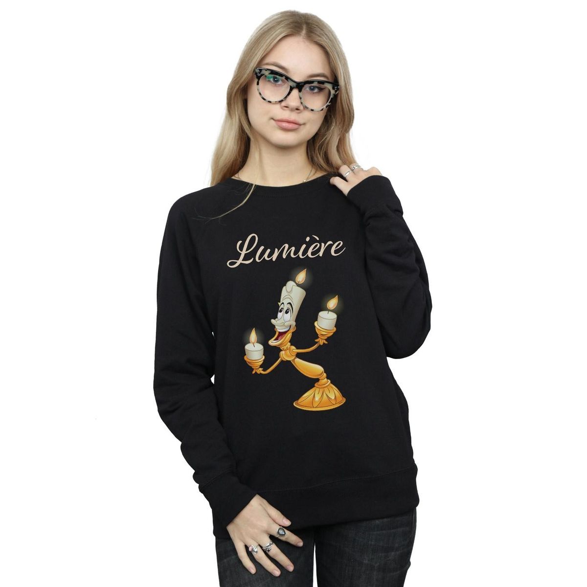 Lumière Charakter Grafik-Print Sweatshirt