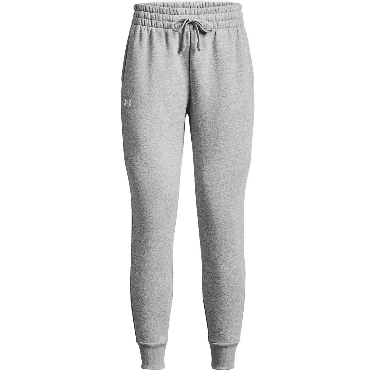 Hochtaillierte Fleece-Jogginghose mit Kordelzug