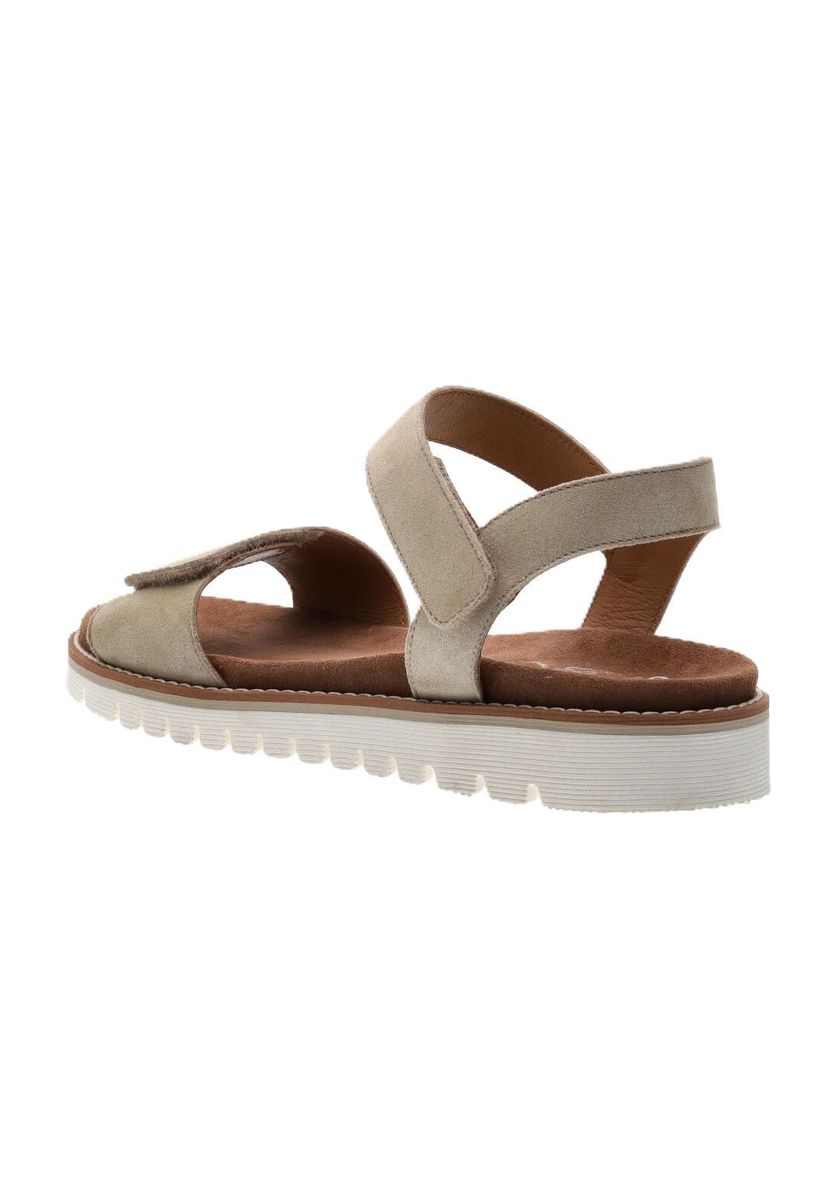 Minimalistische Wildleder Komfort-Sandalen