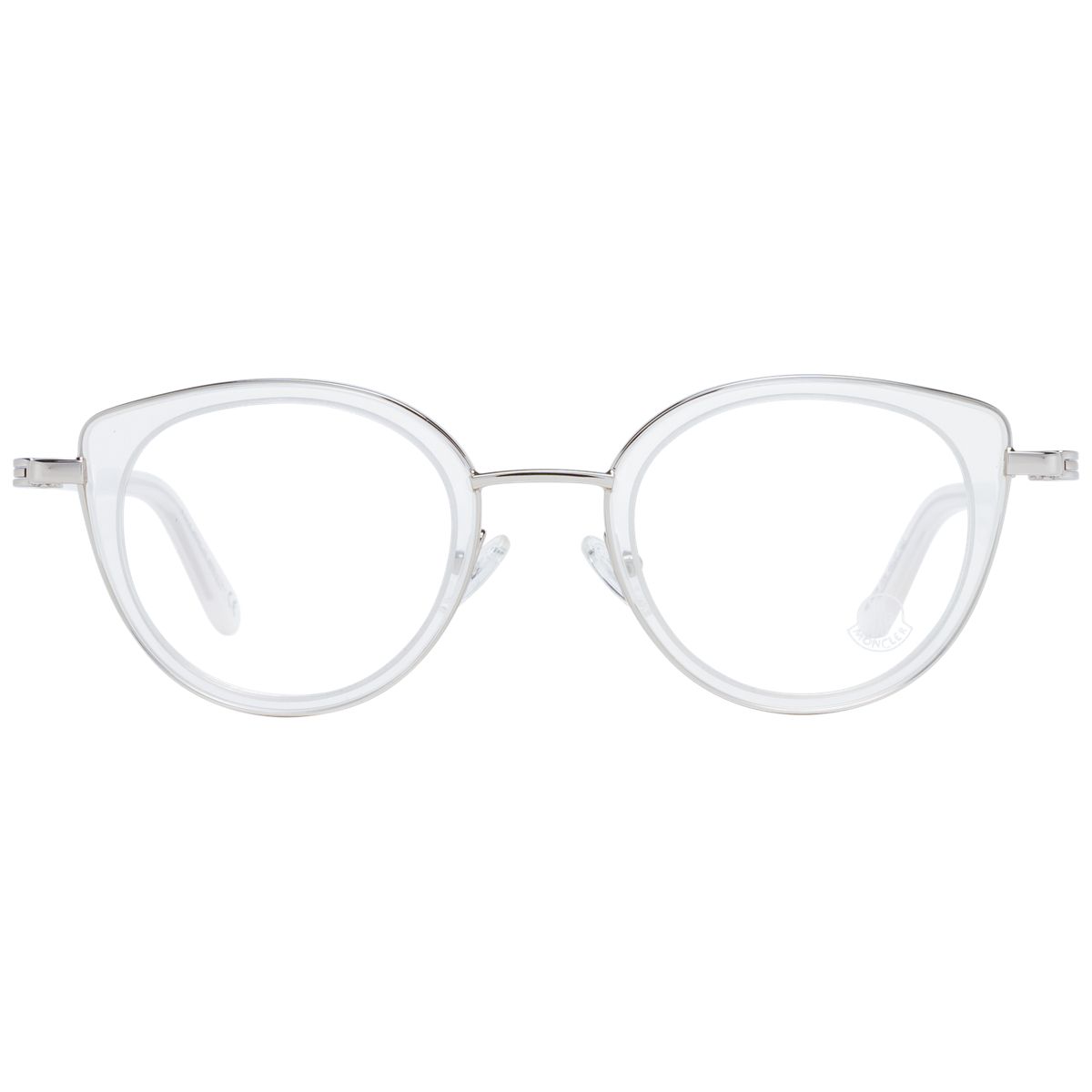 Transparente Brillenfassung in Cat-Eye-Form