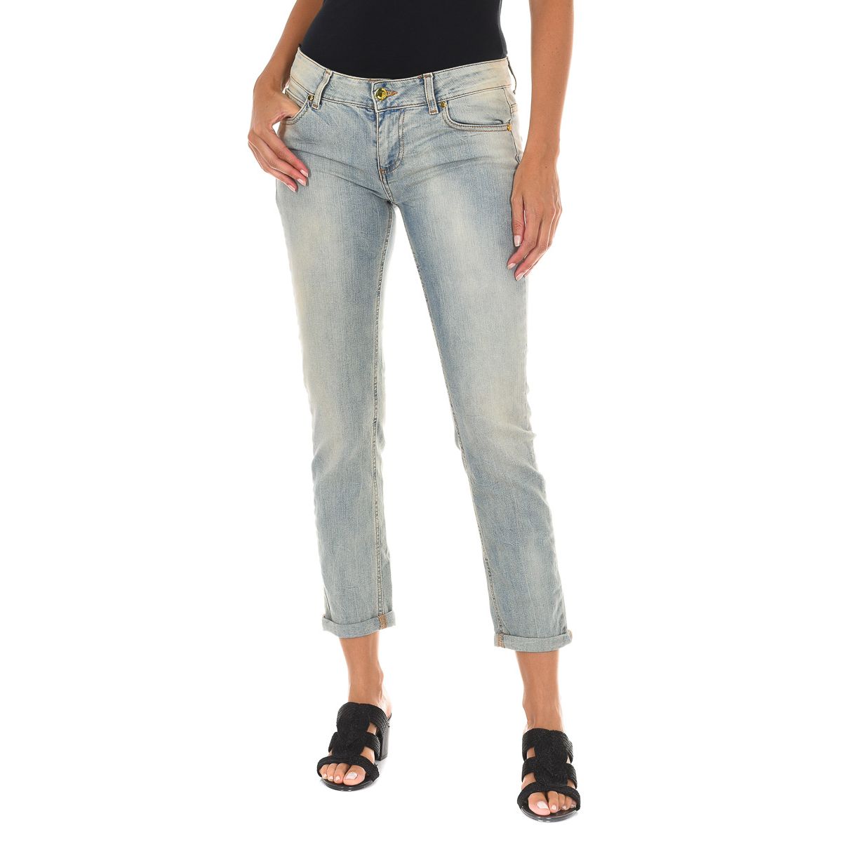 Hüftjeans mit schmaler Passform