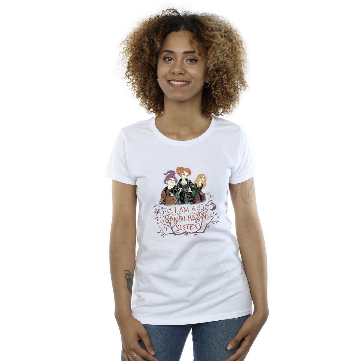 Sanderson Sisters Grafik Baumwoll T-Shirt