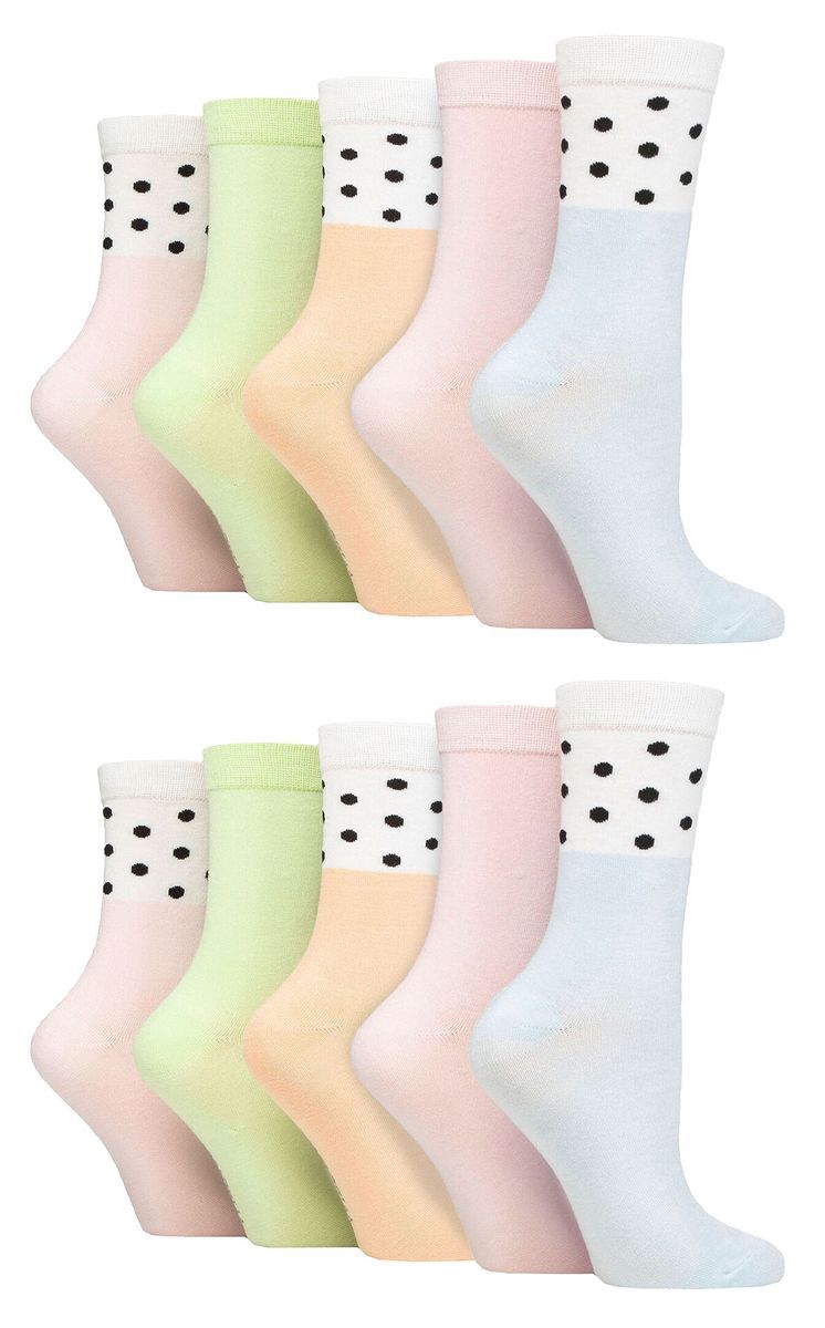 Bambus-Wadensocken mit Punkten
