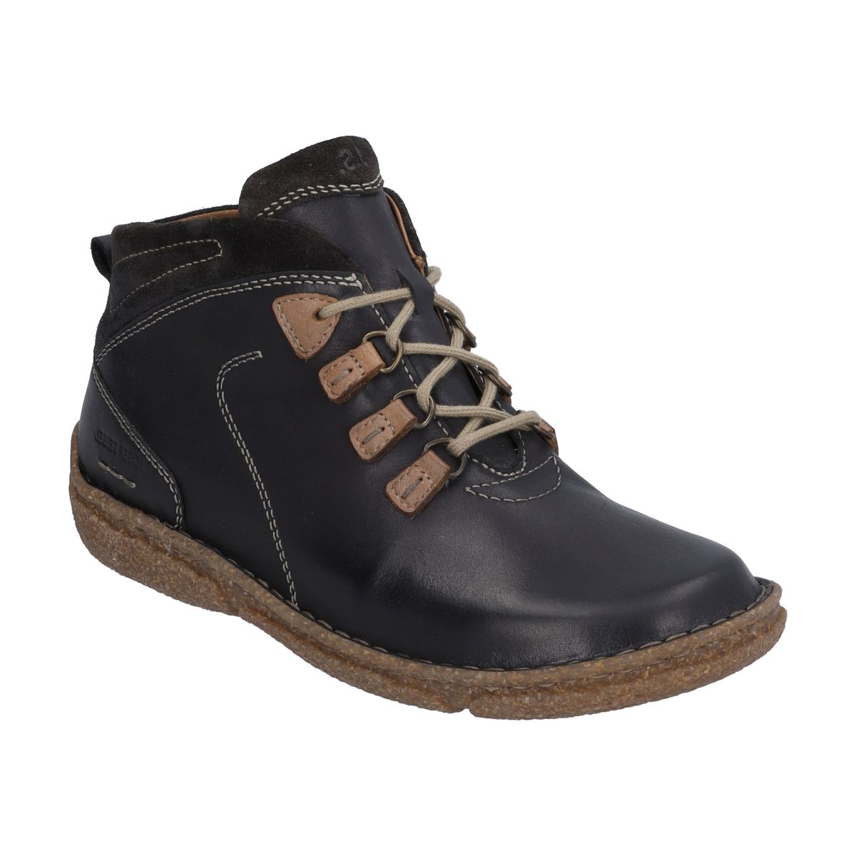 Artisanale Leder-Schnürstiefelette