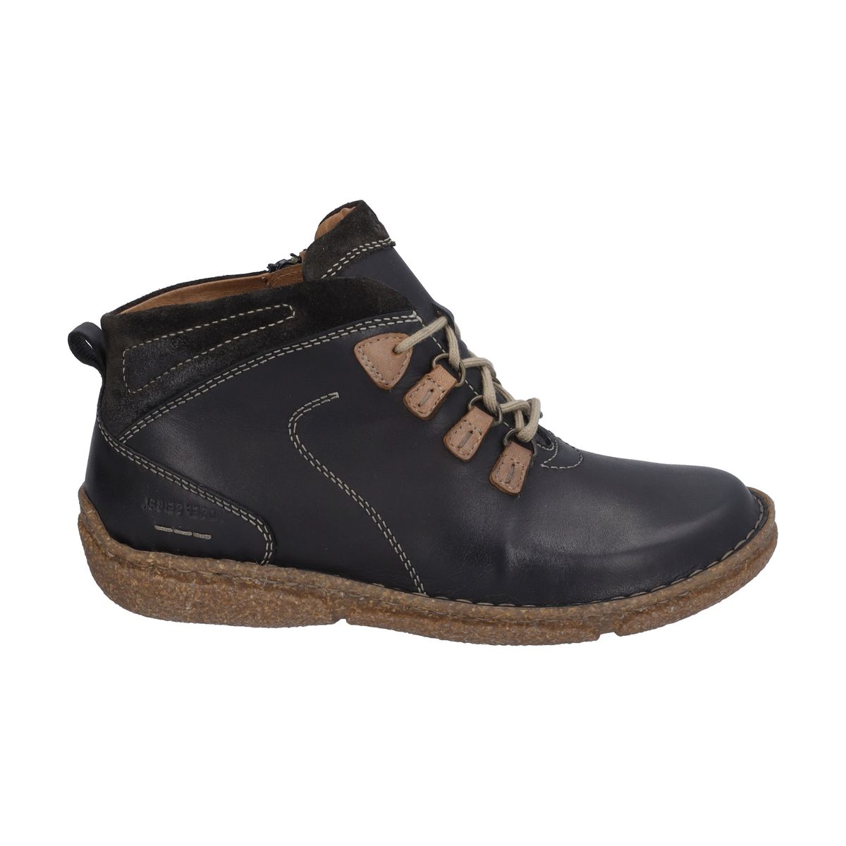 Artisanale Leder-Schnürstiefelette