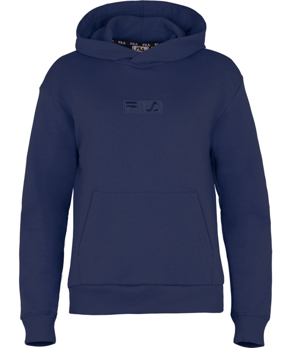 Klassischer Hoodie mit Logo-Stickerei