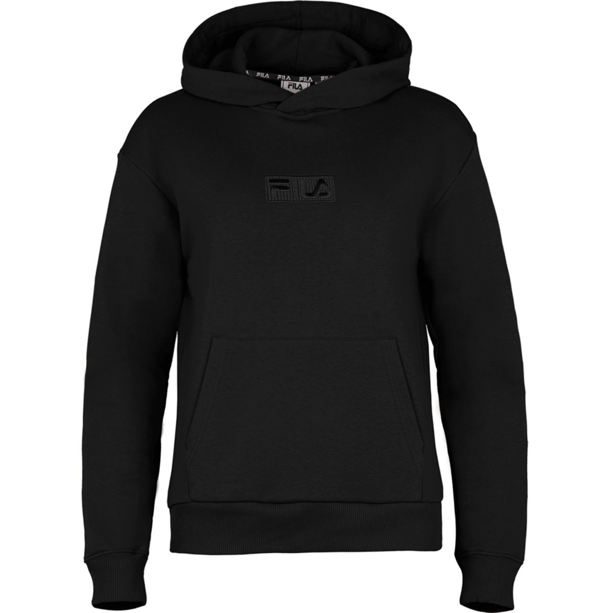Klassischer Hoodie mit Logo-Stickerei