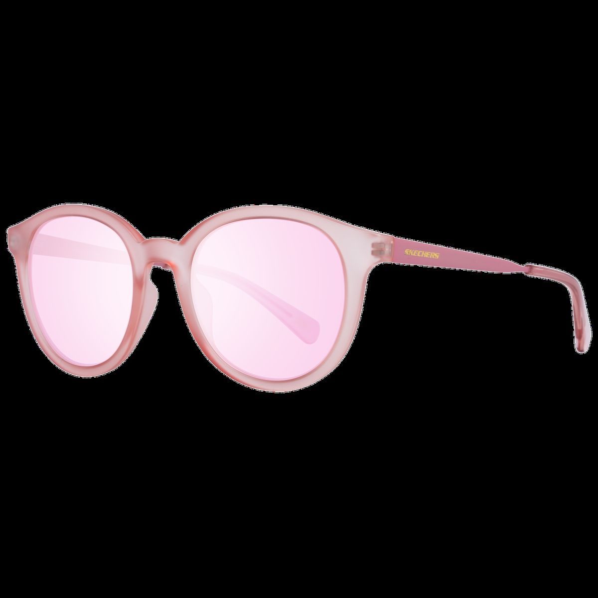 Runde transparente verspiegelte Sonnenbrille
