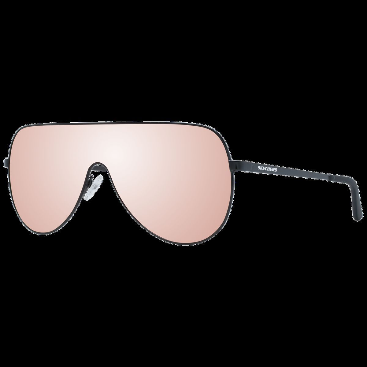 Übergroße verspiegelte Shield-Sonnenbrille