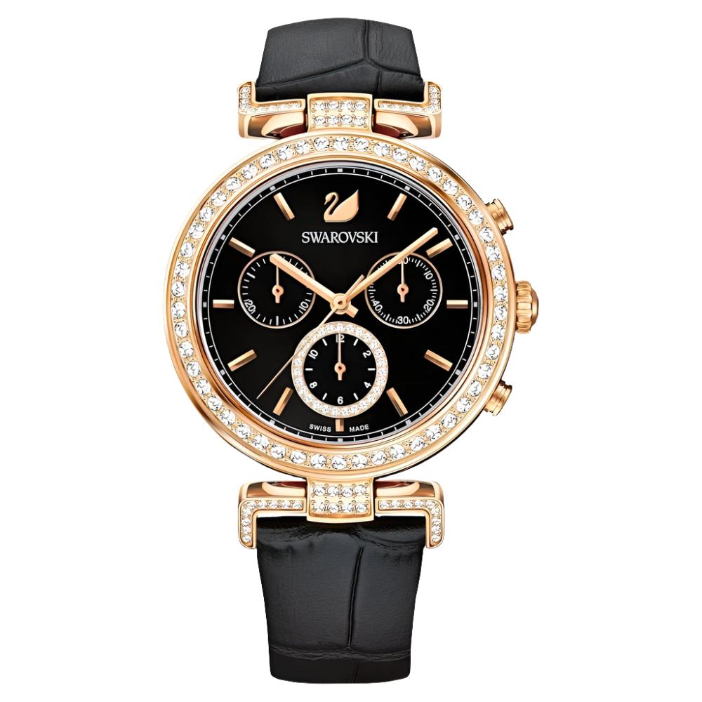 Chronograph mit Kristallverzierung
