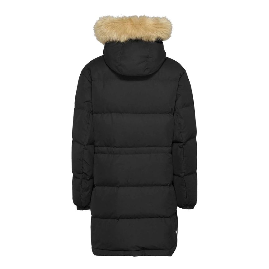 Midi-Pufferjacke Alaska mit Kunstpelz
