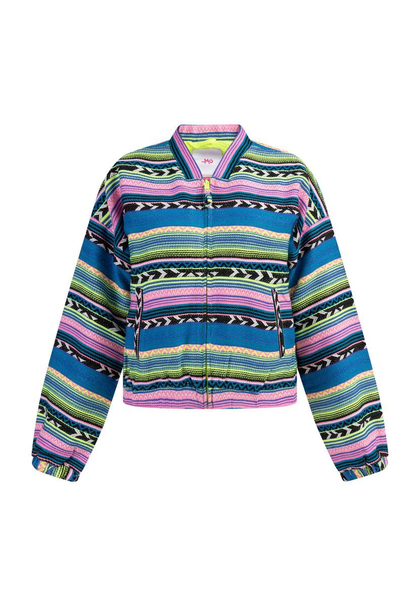 Gewebter Blouson mit geometrischem Muster