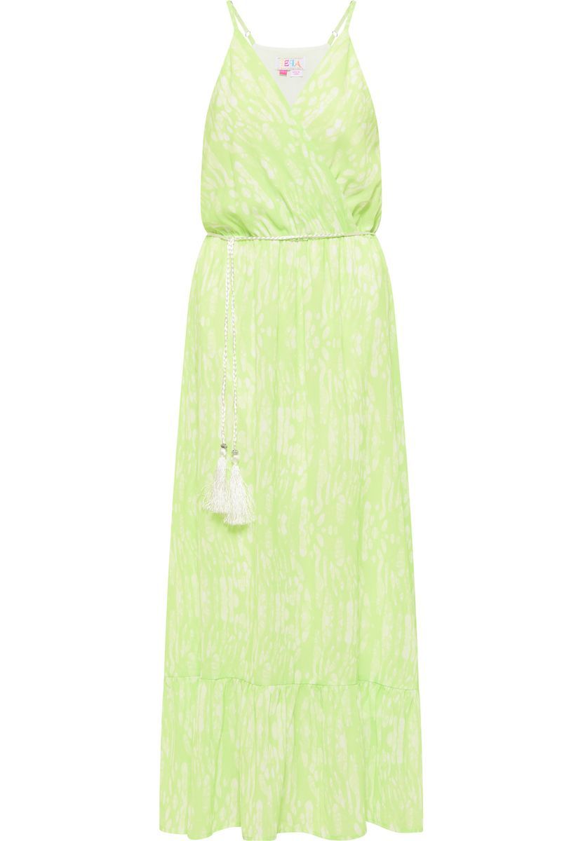 Luftiges Midikleid mit Batik-Print