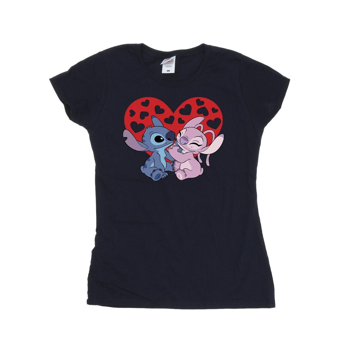 Lilo & Stitch Herz Grafik-T-Shirt