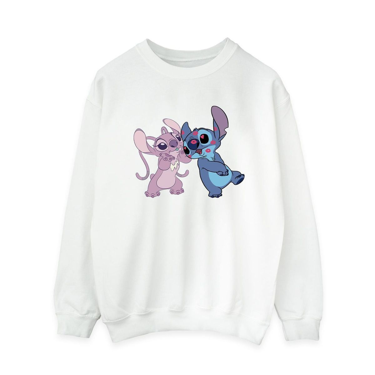 Sweatshirt mit Stitch und Angel