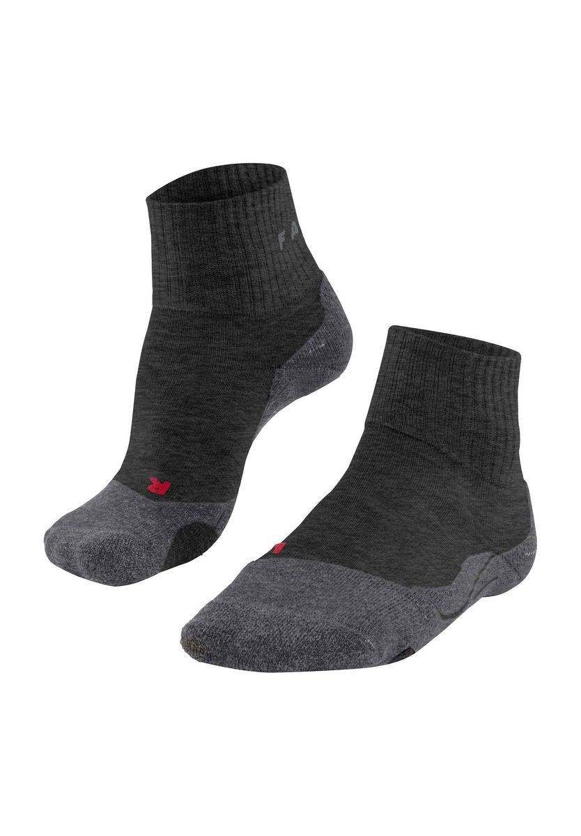 Gepolsterte Wandersocken mit Merinomischung