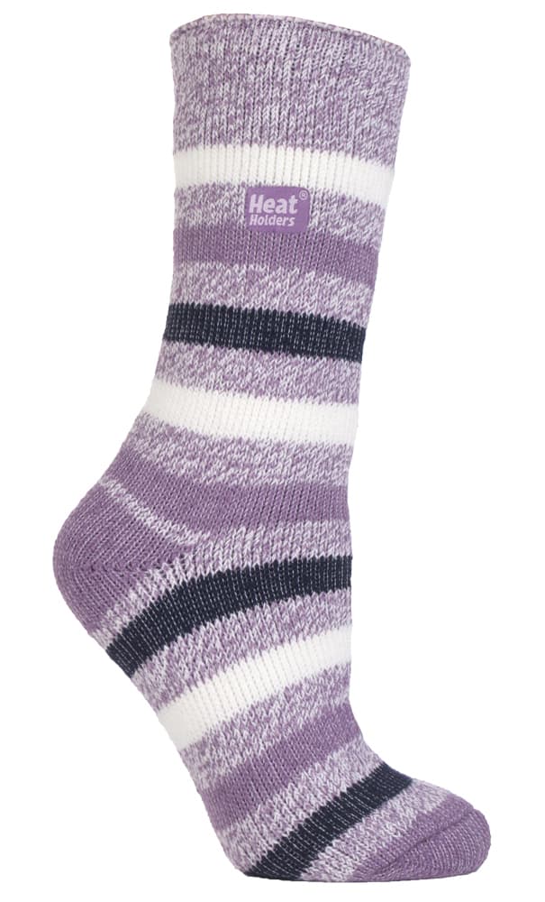 Extra warme gestreifte Thermosocken