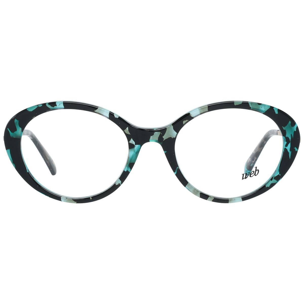 Gemusterte ovale optische Brillenfassung