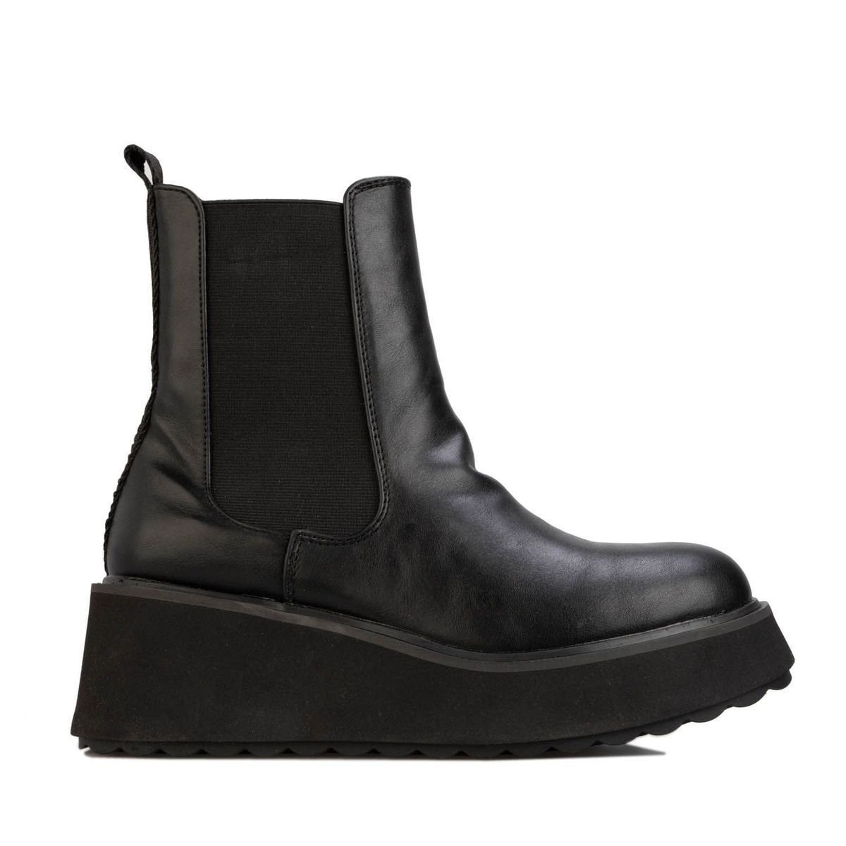 Plateau-Chelsea-Boots mit Keilabsatz