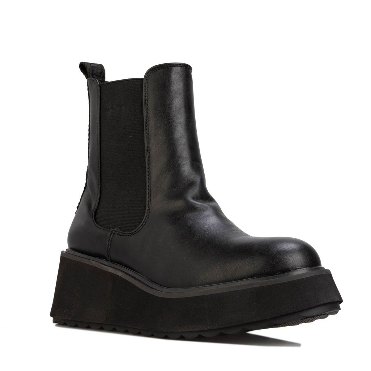 Plateau-Chelsea-Boots mit Keilabsatz