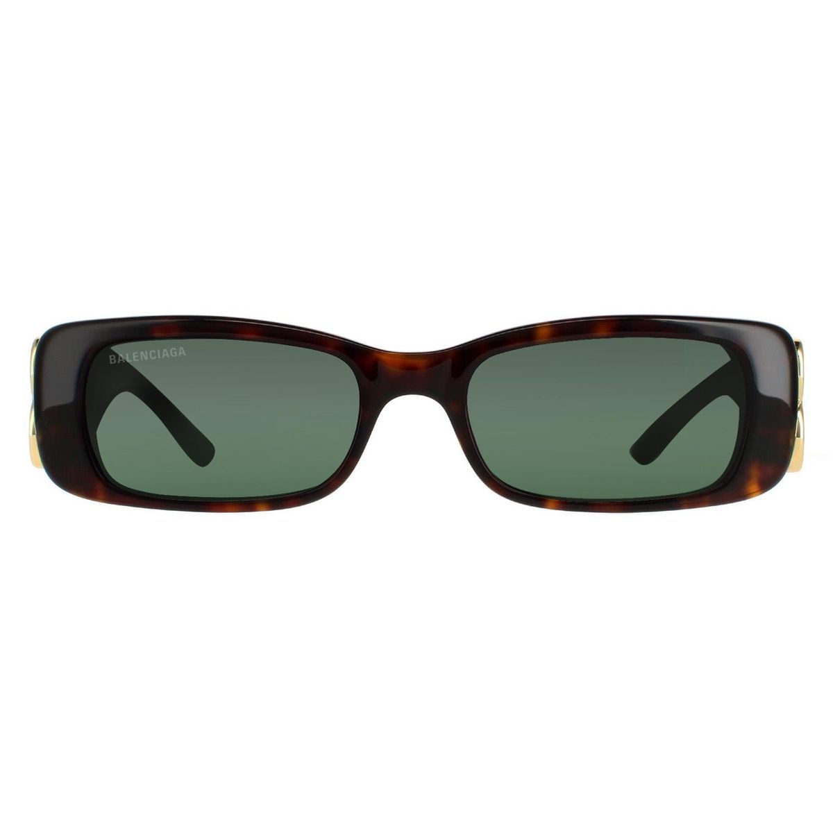 Markante rechteckige Acetat-Brille