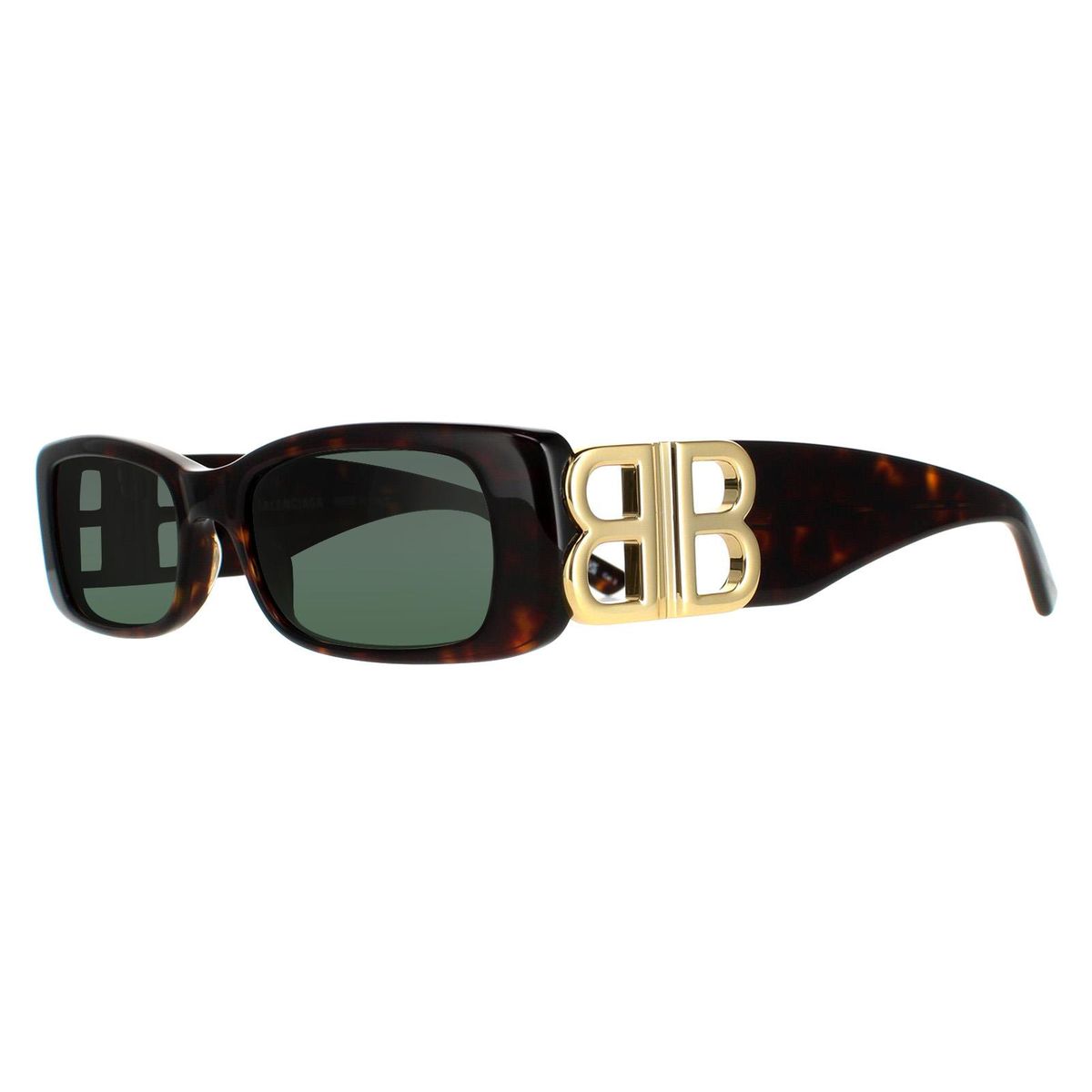 Markante rechteckige Acetat-Brille