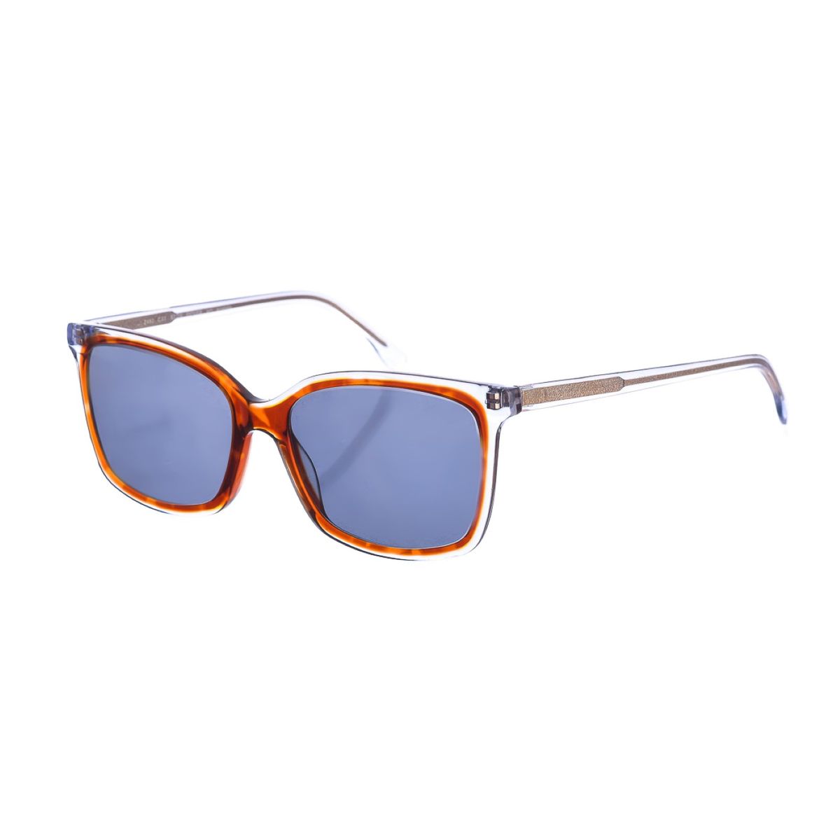 Quadratische Sonnenbrille im Doppelschicht-Design