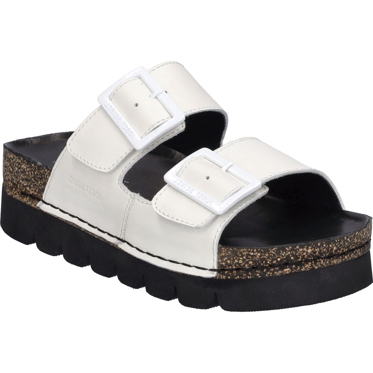 Plateau-Sandalen mit Doppelriemen