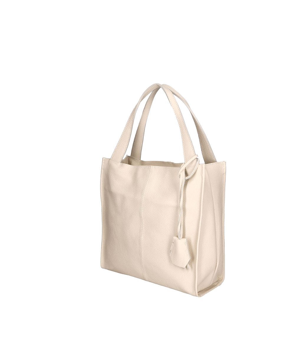 Minimalistische Hobo-Tasche aus Narbenleder