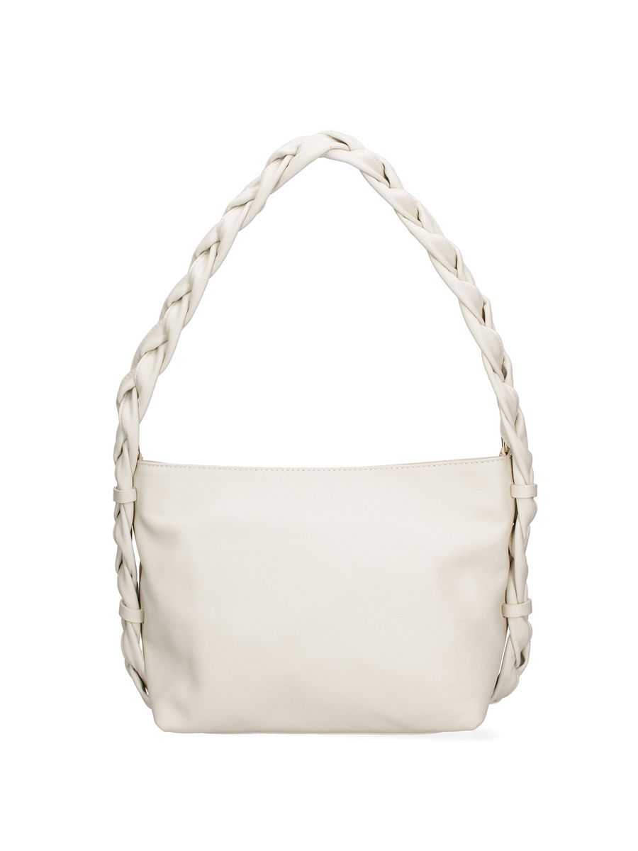 Minimalistische Hobo-Tasche aus Narbenleder