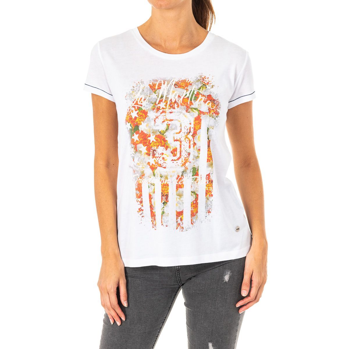 Oberteil mit floralem Grafikprint