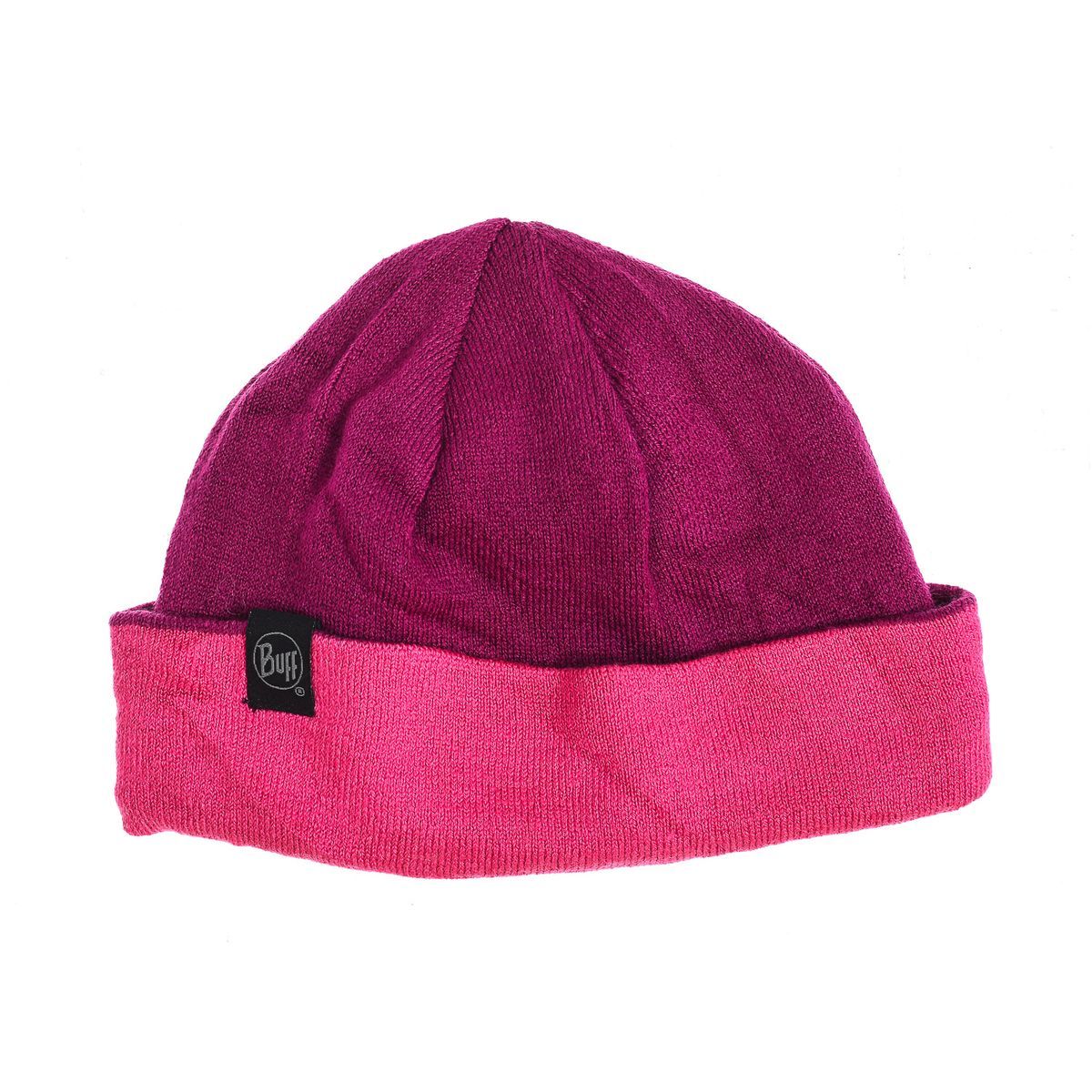 Feingestrickte Beanie mit Rollsaum