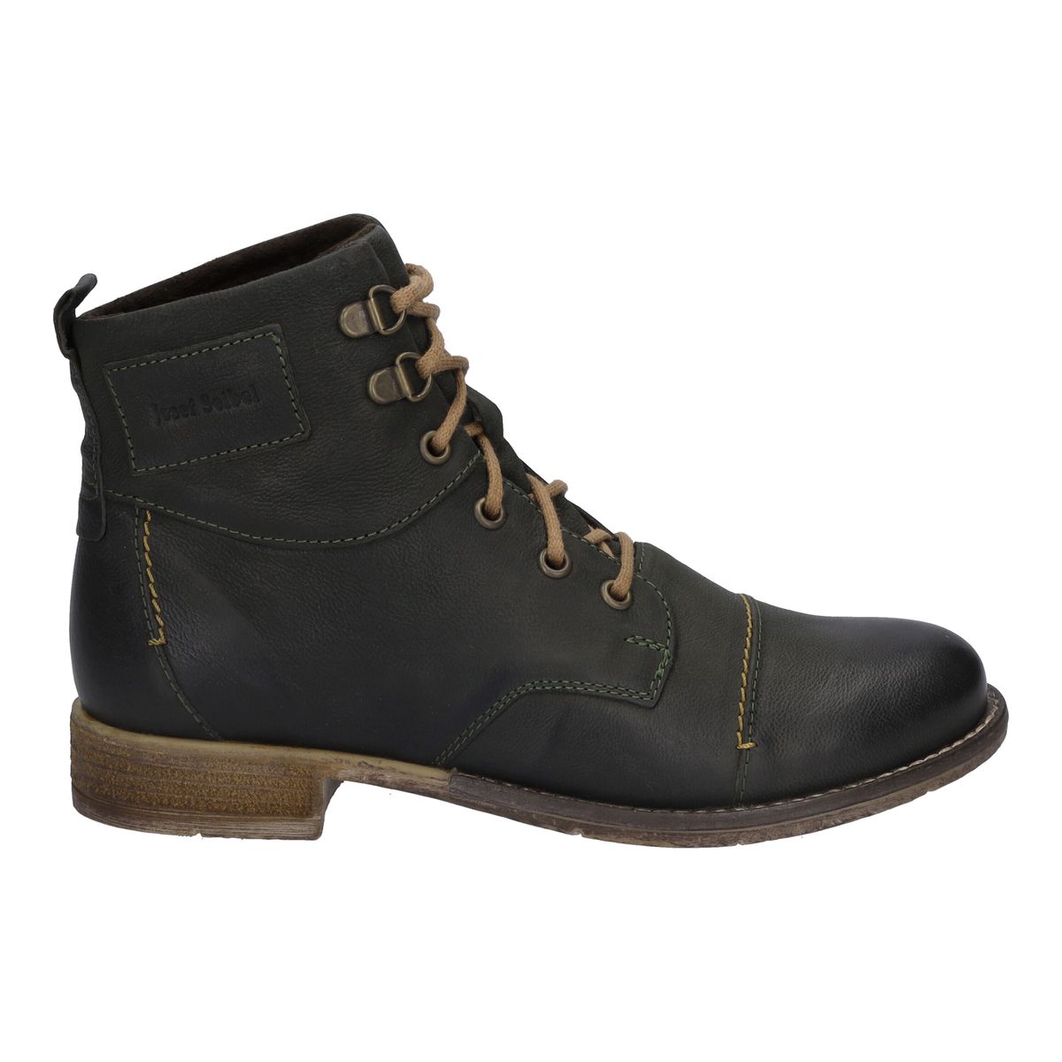 Nappaleder-Stiefeletten mit Schnürung