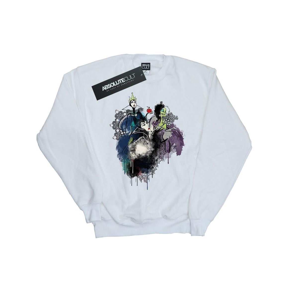 Sweatshirt mit Disney-Villains-Skizze