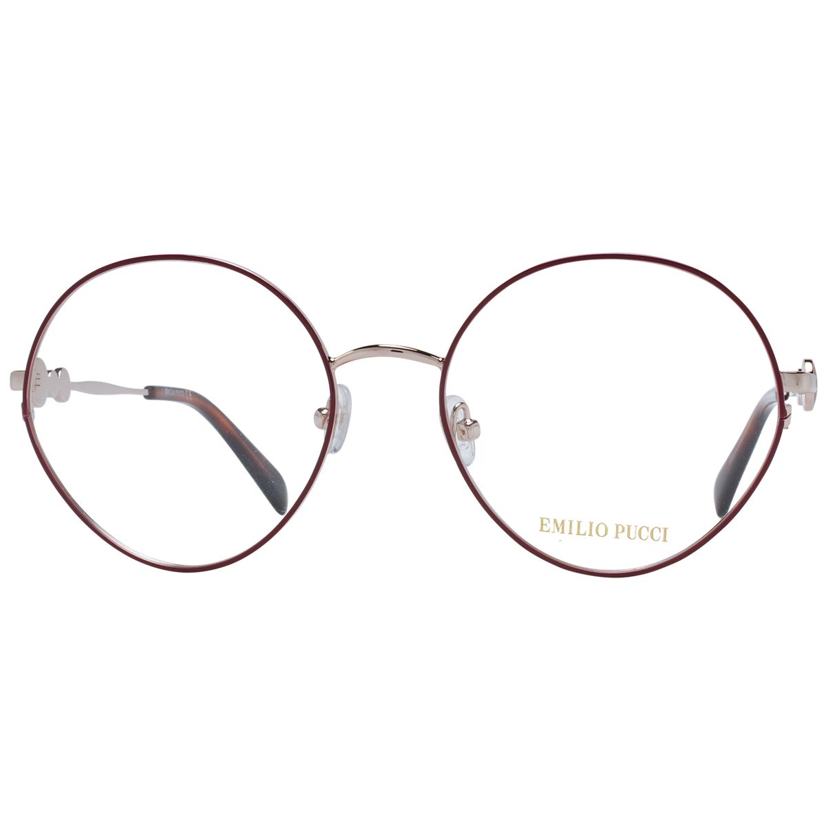 Elegante runde Brille aus Metall