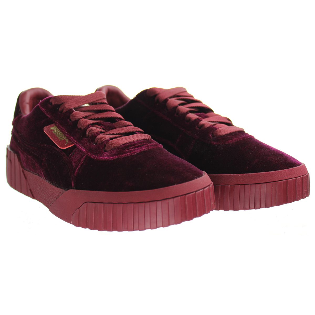 Cali Plateau-Sneaker aus Samt