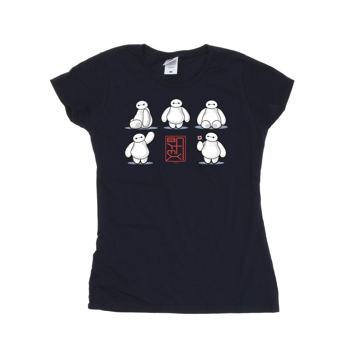 Baumwoll-T-Shirt mit Baymax-Motiv