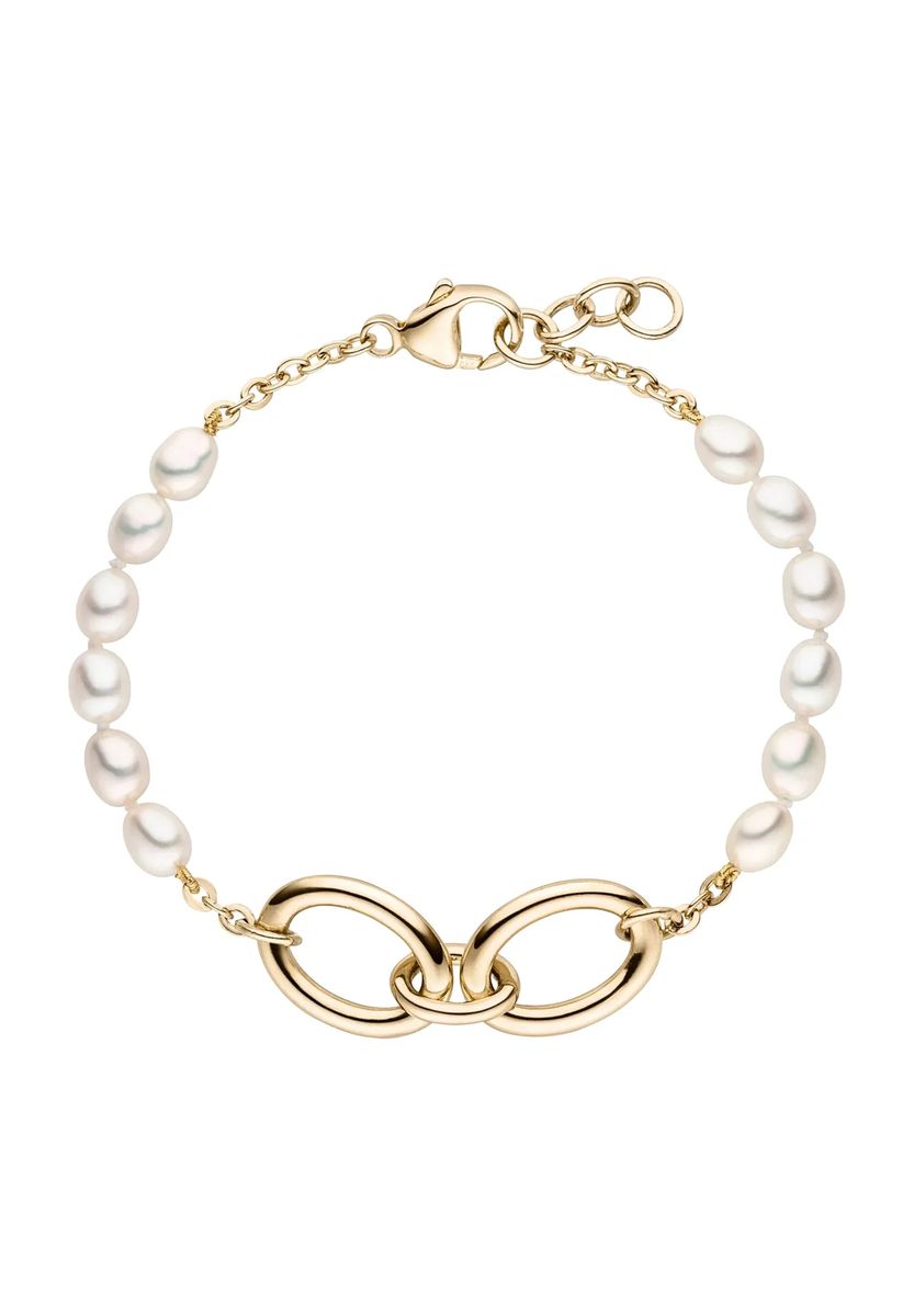 Elegantes Perlen- und Gliederkettenarmband