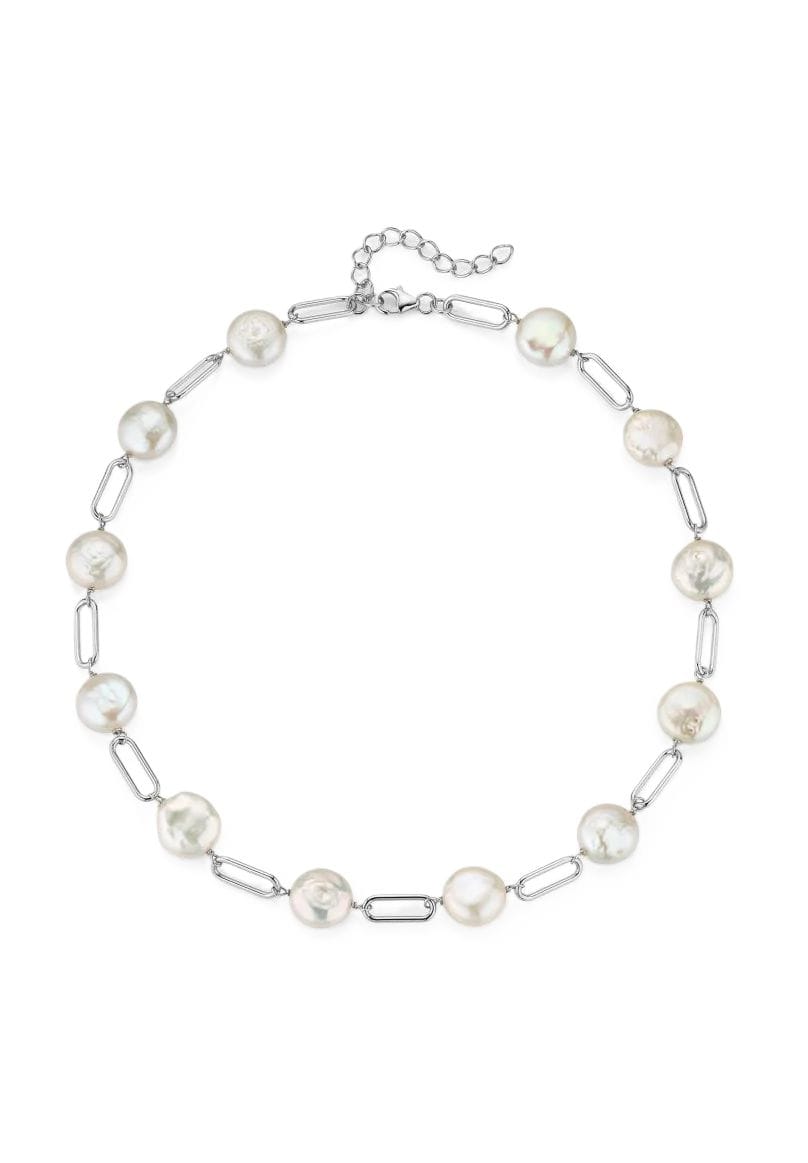 Elegante Perlen- und Gliederkette