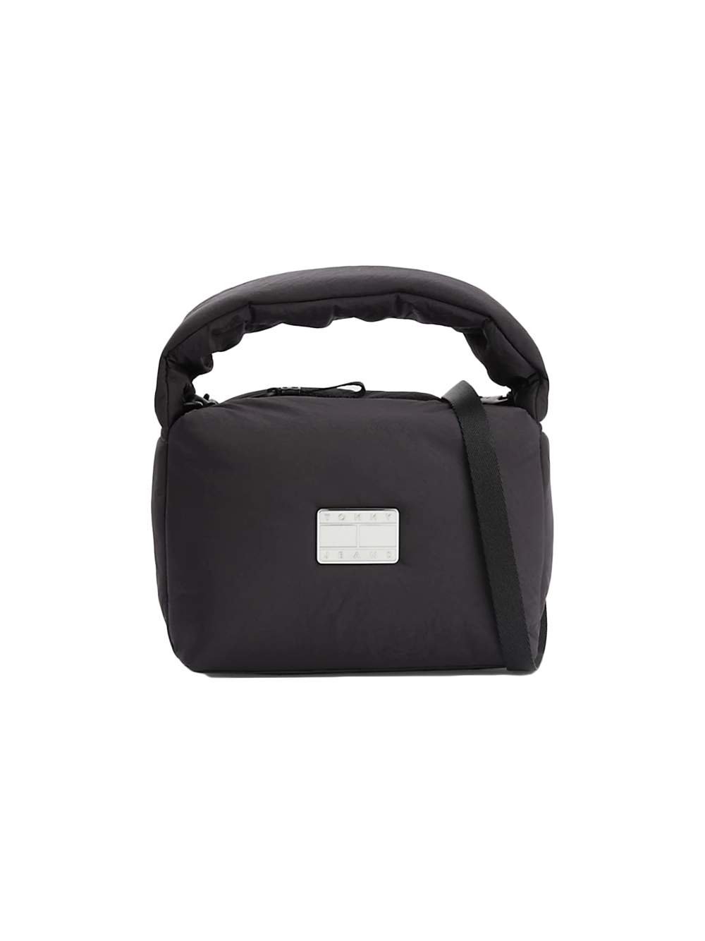 Gesteppte Nylon-Schultertasche