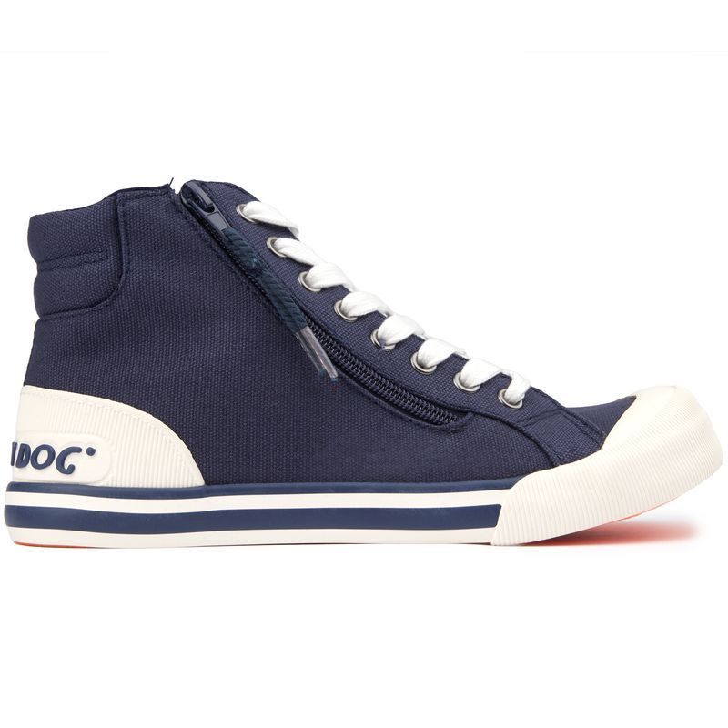 High-Top Canvas-Sneaker zum Schnüren