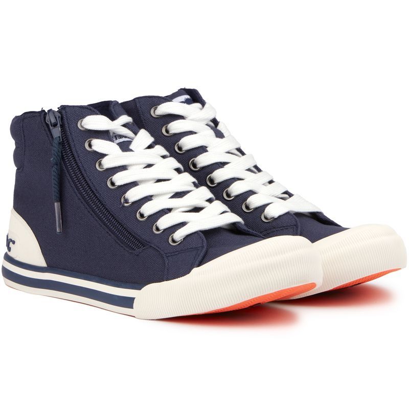High-Top Canvas-Sneaker zum Schnüren
