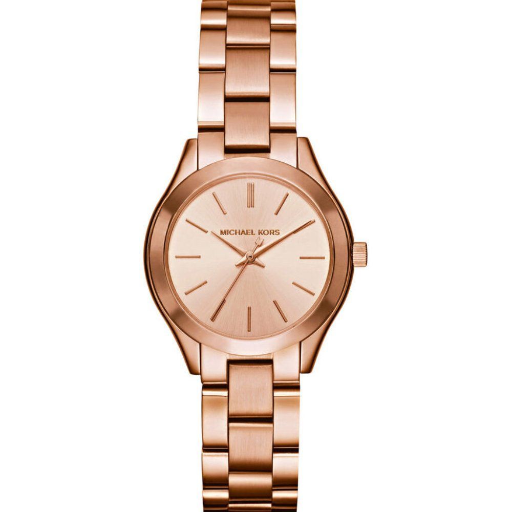 Schlanker Runway Zeitmesser mit Metallarmband