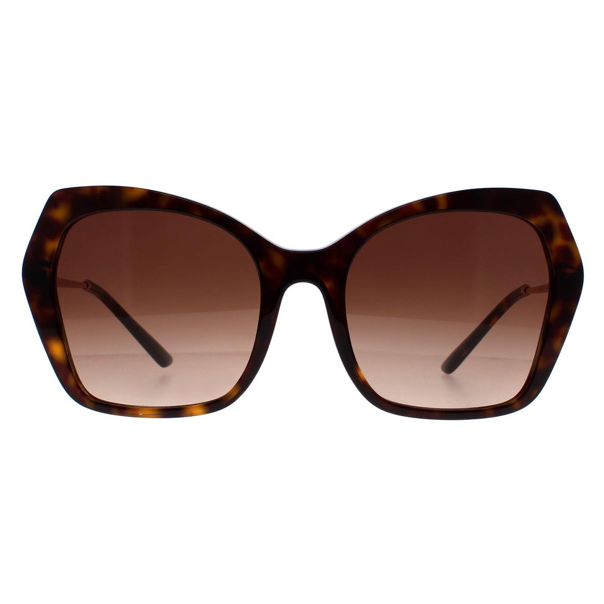 Übergroße Schmetterlings-Sonnenbrille in Havanna